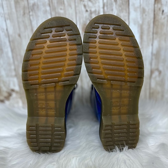 Dr. Martens Patent Leather 1460 Colbalt Blue Boots [S3121] - Picture 8 of 10